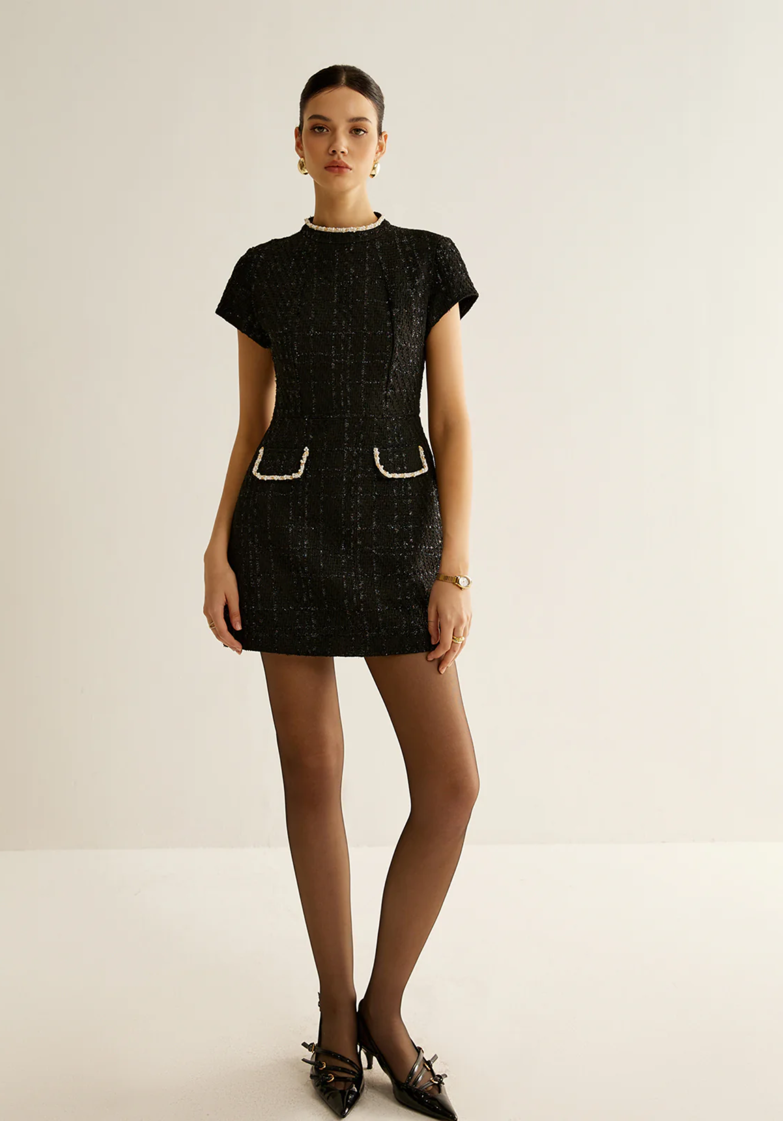 Tweed Mini Dress